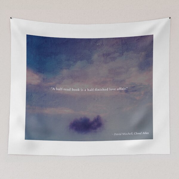 Item preview, Cloud Atlas Quote - half-read book designed and sold by AtlasOfStories.
