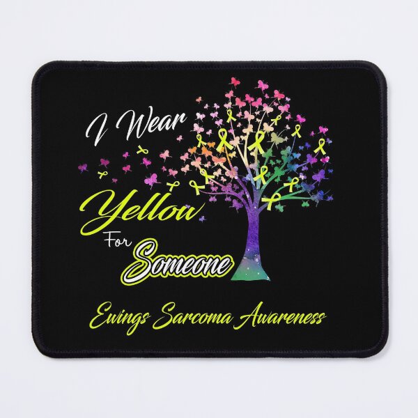 Item preview, Ribbon Tree I Wear Yellow For Someone Ewings Sarcoma Awareness designed and sold by Tadmab.