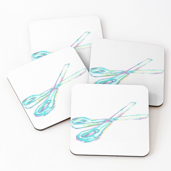 Item preview, Watercolor Scissors designed and sold by cosmicasolar.