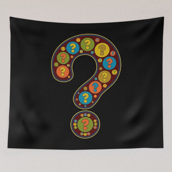 Item preview, Question Mark Dark Red Artful Image Punctuation designed and sold by artfulnotebook.