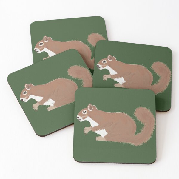Item preview,  Mr Squirrel green background  designed and sold by Haloproductions.