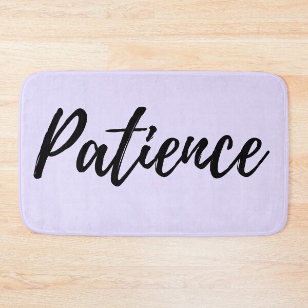 Item preview, Patience - Purple Background Positive Affirmation designed and sold by ActionFocus.