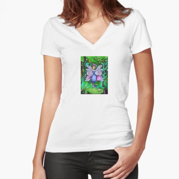 Fitted V-Neck T-Shirt