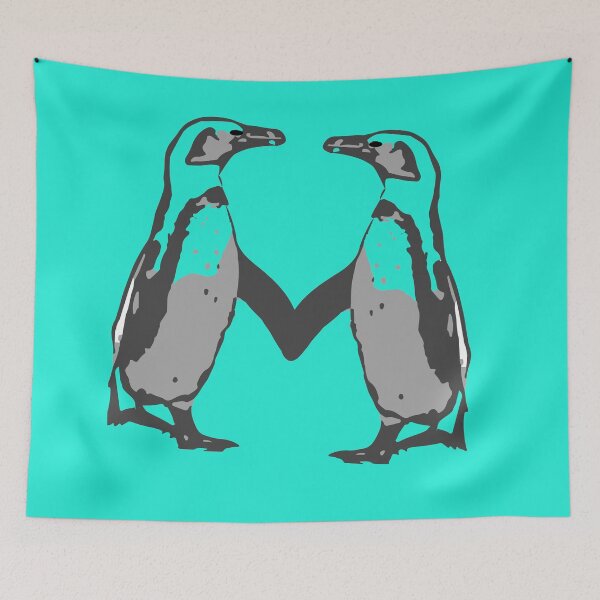 Item preview, African Penguin Greeting Illustration  designed and sold by LisWilliams.