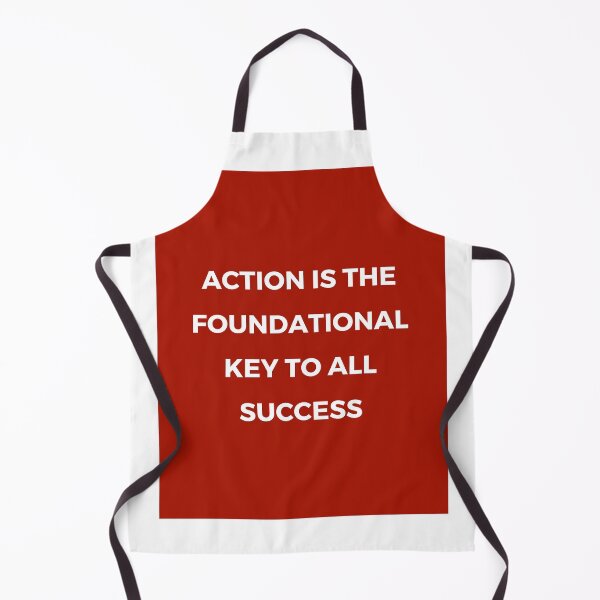 Item preview, Action is the foundational key to all success - motivational prompts designed and sold by Inspirationmotivation.