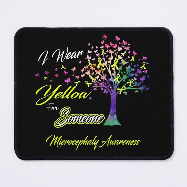 Item preview, Ribbon Tree I Wear Yellow For Someone Microcephaly Awareness designed and sold by Tadmab.