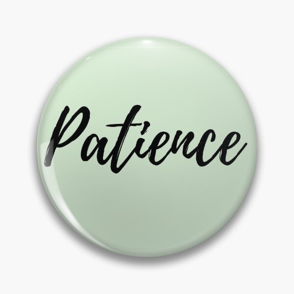 Item preview, Patience - Mint Green Background Positive Affirmation designed and sold by ActionFocus.