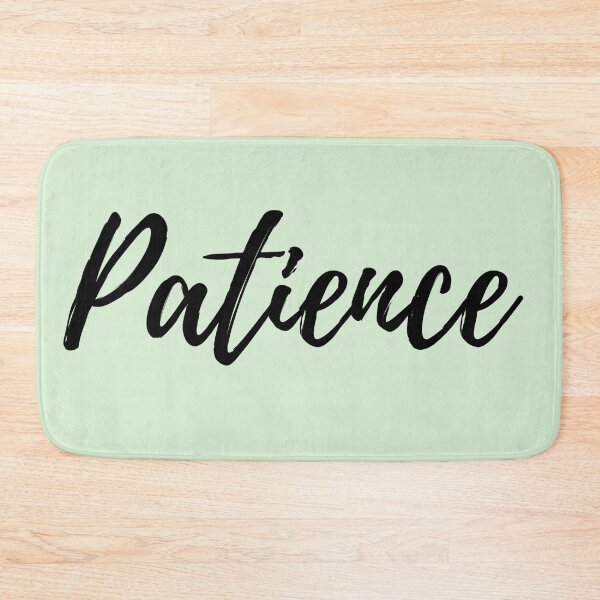 Item preview, Patience - Mint Green Background Positive Affirmation designed and sold by ActionFocus.