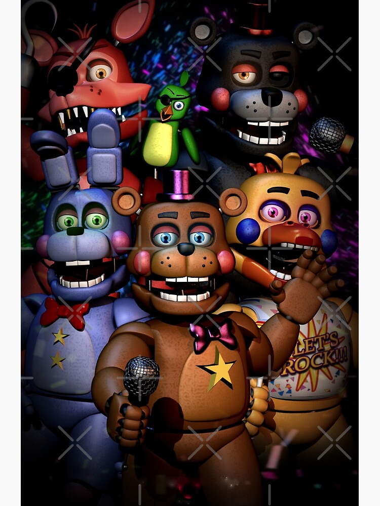 FNAF Security Breach Characters | Poster