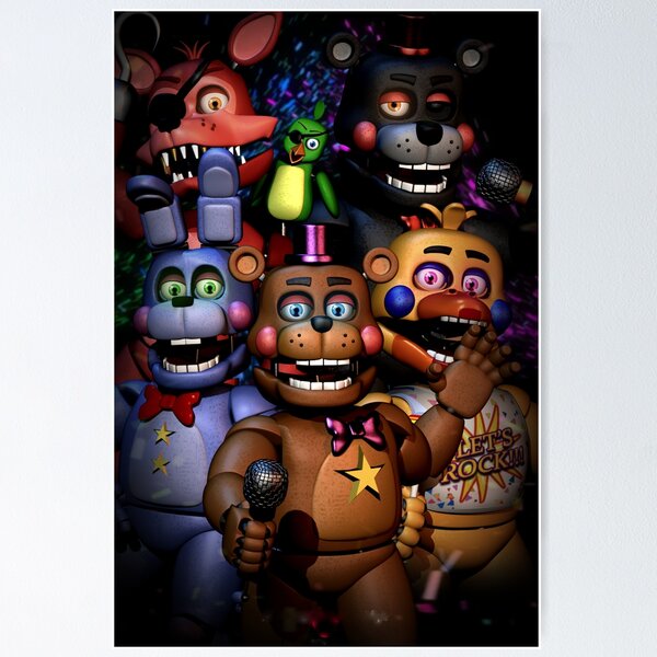 SECURITY BREACH POSTER  Five nights at freddy's, Fnaf, Five night