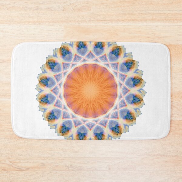 Item preview, Sun Flair Blue And Orange Mandala Art by Sharon Cummings designed and sold by Sharon Cummings Art.