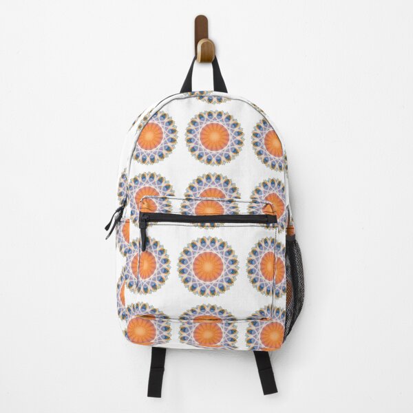 Item preview, Sun Flair Blue And Orange Mandala Art by Sharon Cummings designed and sold by Sharon Cummings Art.