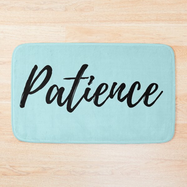 Item preview, Patience - Blue Background Powerful Affirmation designed and sold by ActionFocus.