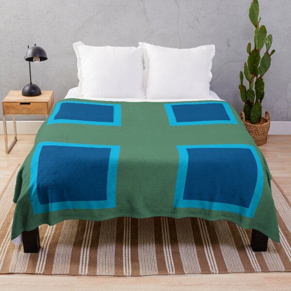 Item preview, Four Squares on Green designed and sold by PSCSCo.