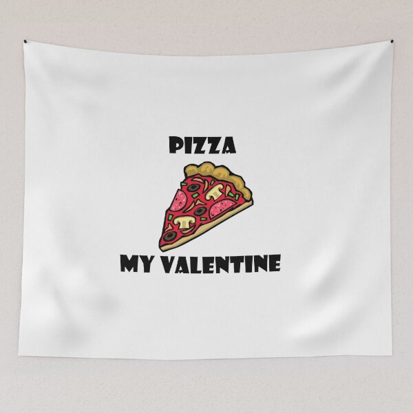 Item preview, Pizza is my valentine designed and sold by Anoirshop ⭐⭐⭐⭐⭐.