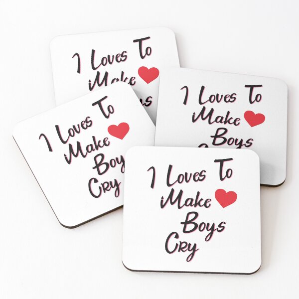 Item preview, I Loves To Make Boys Cry, Valentines Day, Funny Gifts  designed and sold by Mouadox ★★★★★.