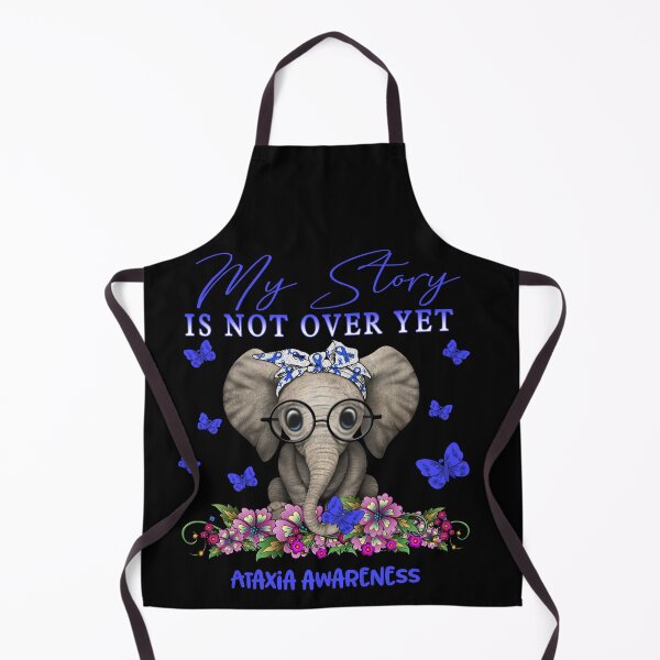 Item preview, Cute Elephant My Story Is Not Over Yet Ataxia Awareness designed and sold by Adropine.