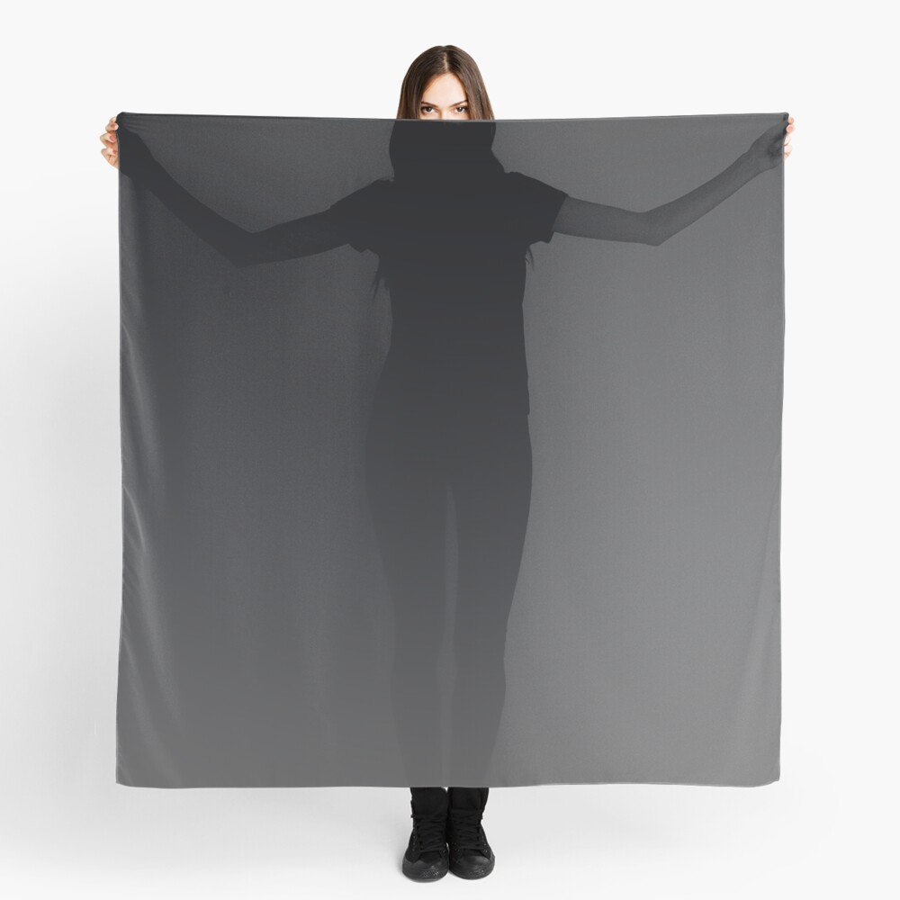 black grey gradient Scarf