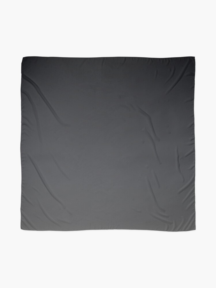 Alternate view of black grey gradient Scarf