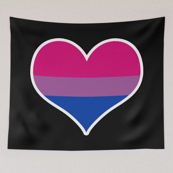 Item preview, Bisexual Pride Flag Heart designed and sold by PKHalford.