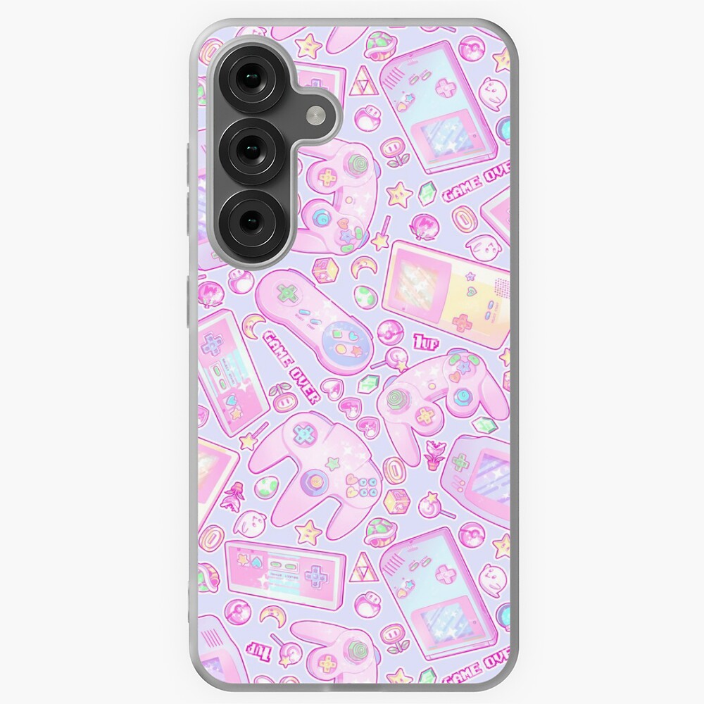 Aperçu de l'œuvre Coque souple Samsung Galaxy créée et vendue par PastelPollution.