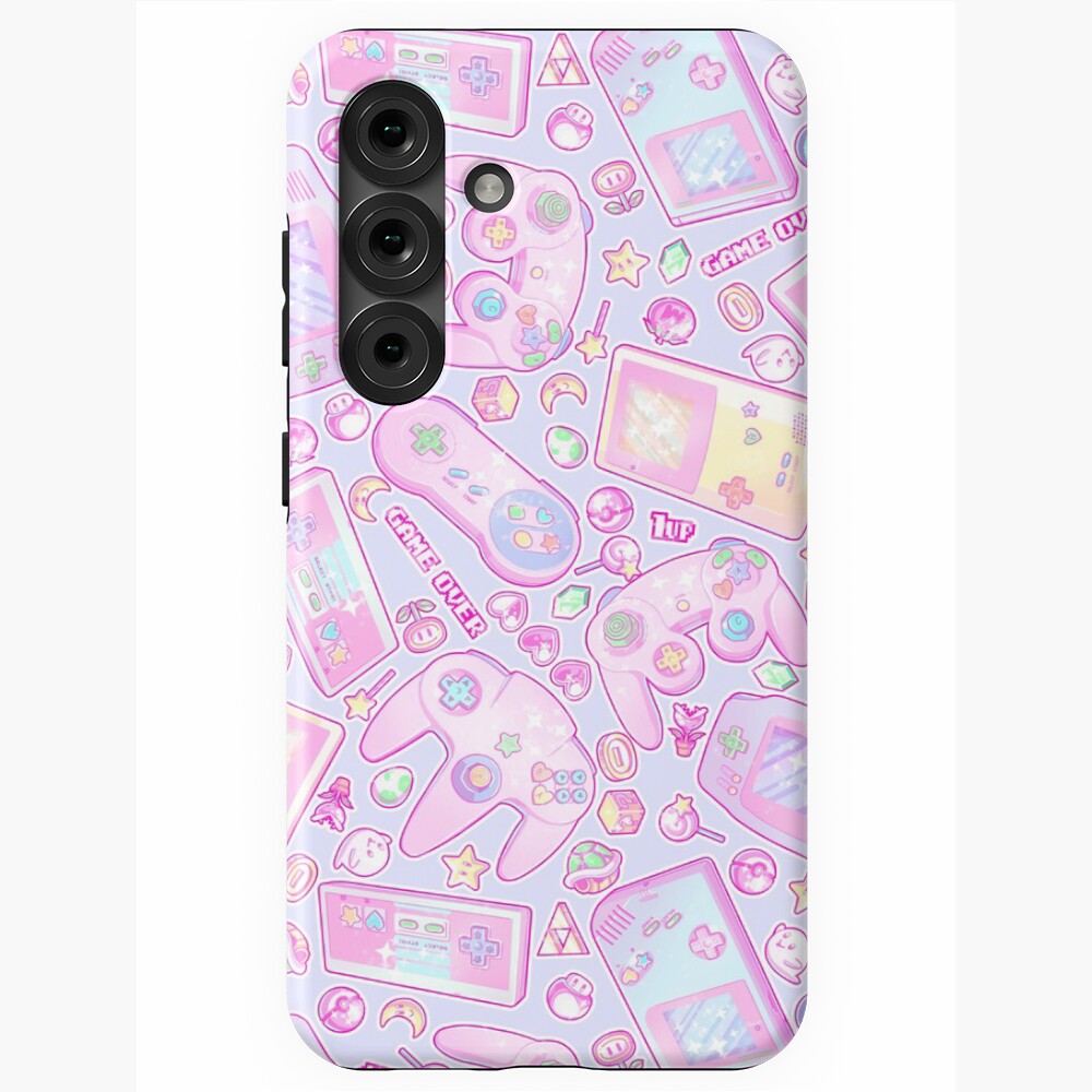 Aperçu de l'œuvre Coque antichoc Samsung Galaxy créée et vendue par PastelPollution.