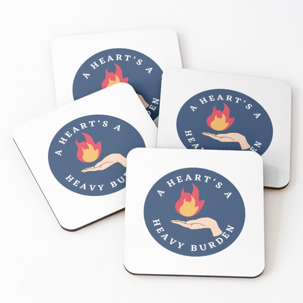 Calcifer Coasters for Sale Redbubble