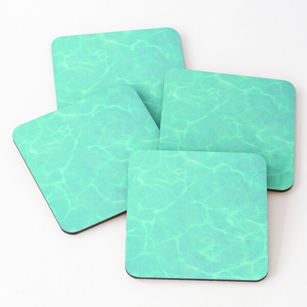 Item preview, Marble effect aqua turquoise designed and sold by studioLG.