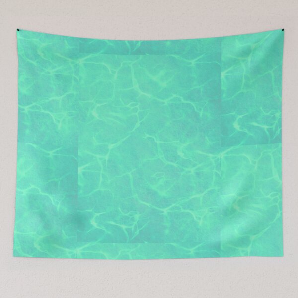 Item preview, Marble effect aqua turquoise designed and sold by studioLG.