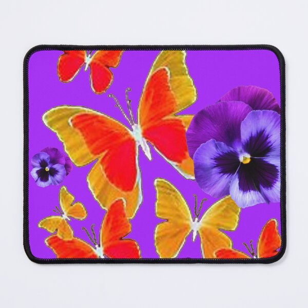 Item preview, PURPLE SPRING PANSIES  FANTASY BUTTERFLY DESIGNS designed and sold by sharlesart.