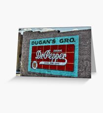 Dr Pepper Mural Greeting Card