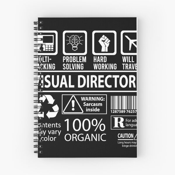 Item preview, Visual Director T Shirt - MultiTasking Certified Job Gift Item Tee designed and sold by andahanson.