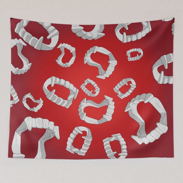 Item preview, Plastic Fangs Pattern designed and sold by thecaptainkay.