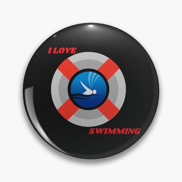 Item preview, I love swimming designed and sold by KkCreationas.