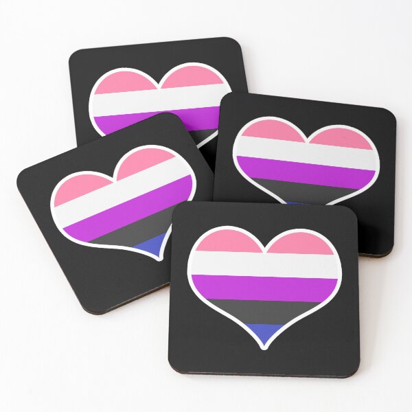 Item preview, Genderfluidity Pride Flag Heart designed and sold by PKHalford.