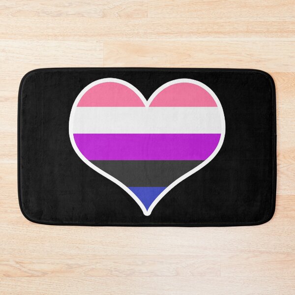 Item preview, Genderfluidity Pride Flag Heart designed and sold by PKHalford.