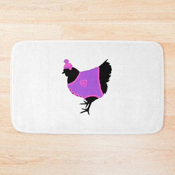 Item preview, Purple and Pink Winter Chicken  designed and sold by Bluestringbean.