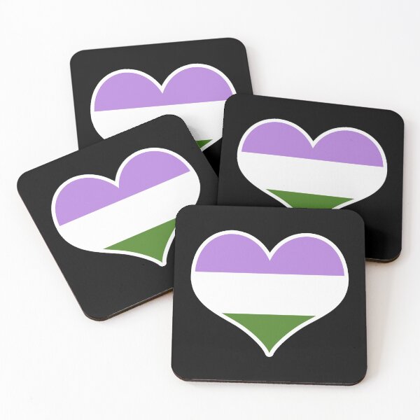 Item preview, Genderqueer Pride Flag Heart designed and sold by PKHalford.