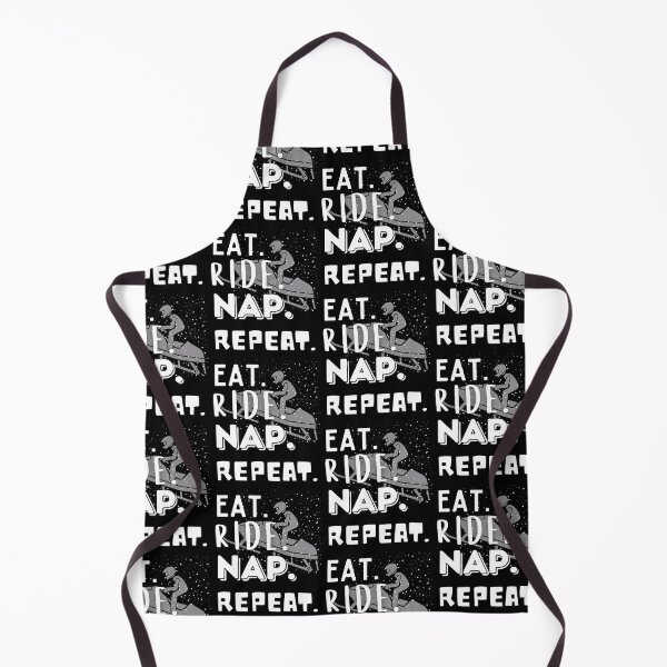 Item preview, The EAT. RIDE. NAP. REPEAT. Sled -Funny Snowmobile designed and sold by Rally-Girl.