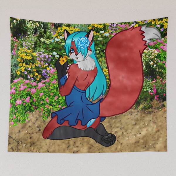 Item preview, Blue Rose in her Flower Garden designed and sold by Dafu Arts.