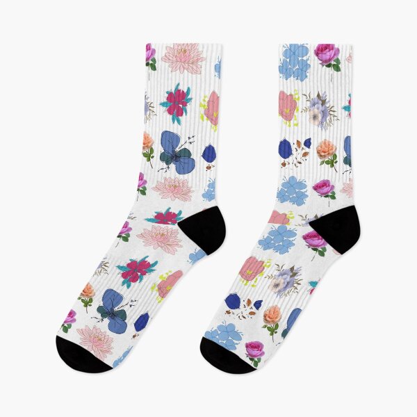 Item preview, Cute Colorful Flowers-different flowers floral design designed and sold by adoredigitals.