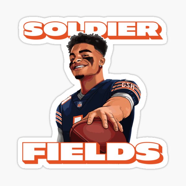 Soldier Fields, Justin Fields, Chicago Bears Active T-Shirt for Sale by  be-claireful