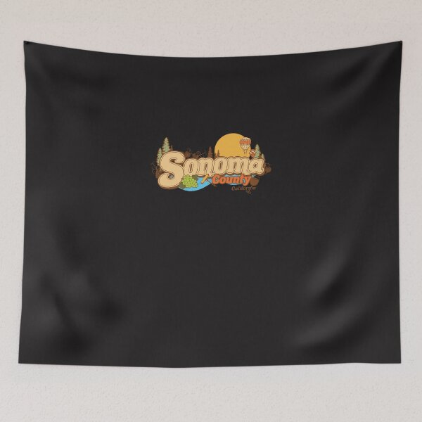 Item preview, Sonoma State County Valley California Sticker Tshirt Sticker designed and sold by ChristianPape.