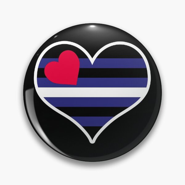 Item preview, Leather Pride Flag Heart designed and sold by PKHalford.