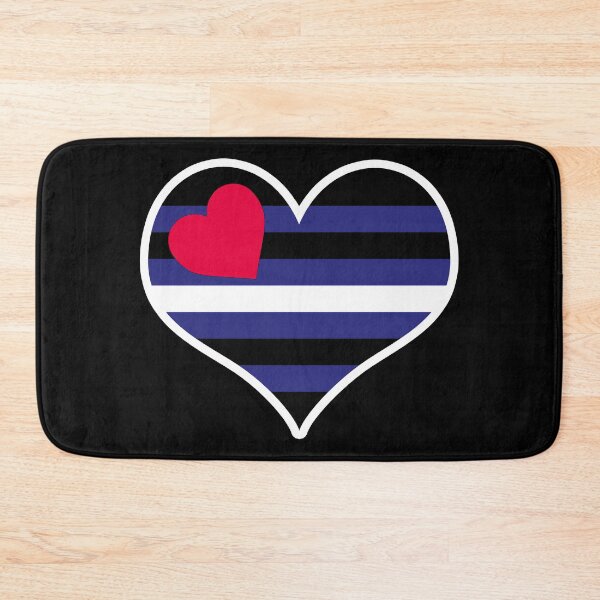 Item preview, Leather Pride Flag Heart designed and sold by PKHalford.