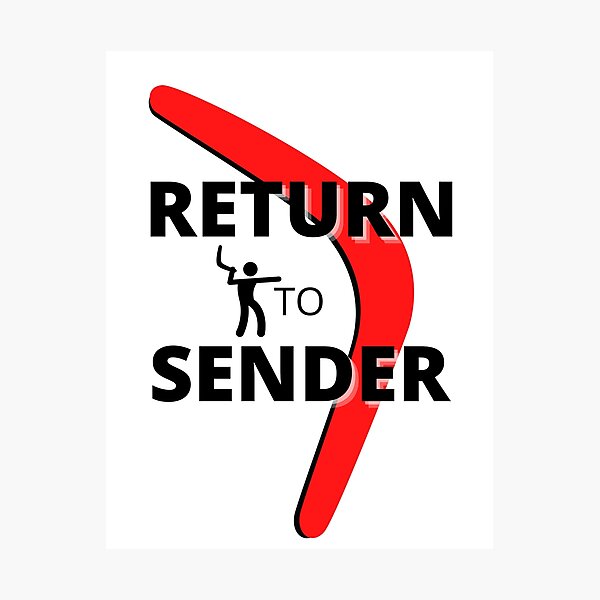 Item preview, RETURN TO SENDER- NO STRESS designed and sold by FNMDRYP.