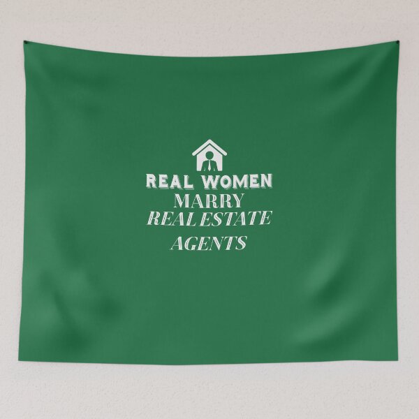 Item preview, Real Women Marry Real Estate Agents designed and sold by AlwaysAwesome.
