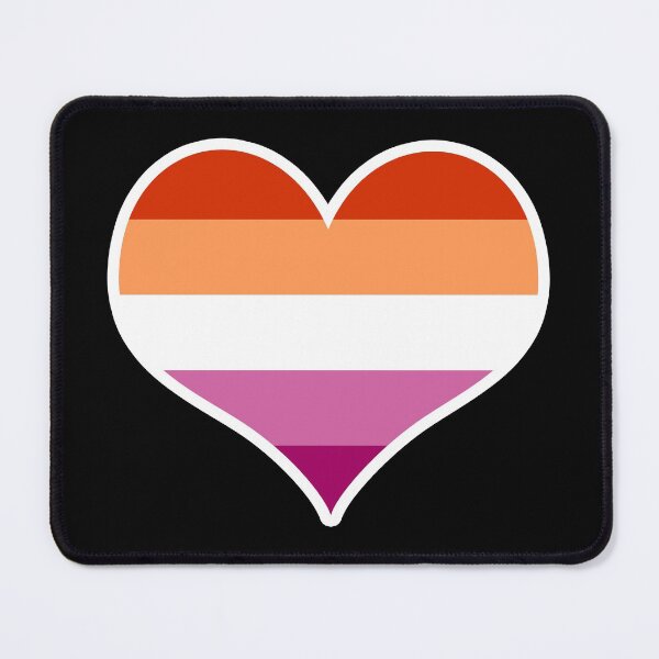 Item preview, Lesbian Pride Flag Heart designed and sold by PKHalford.