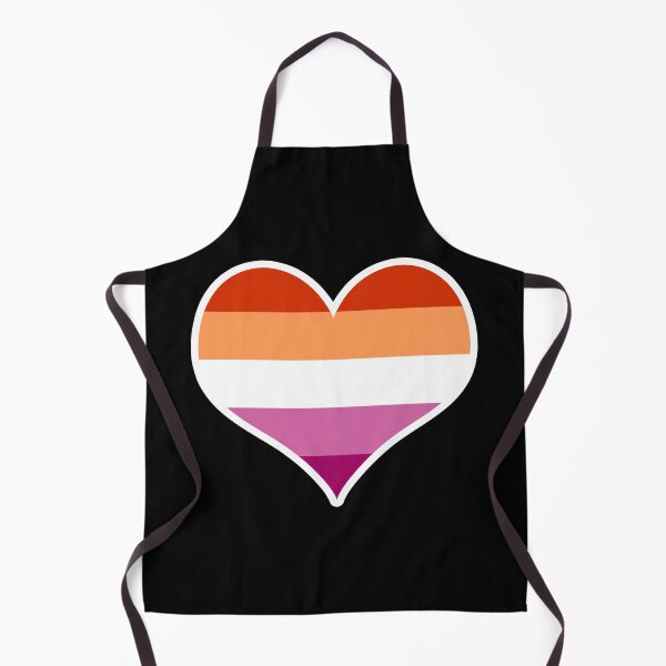 Item preview, Lesbian Pride Flag Heart designed and sold by PKHalford.