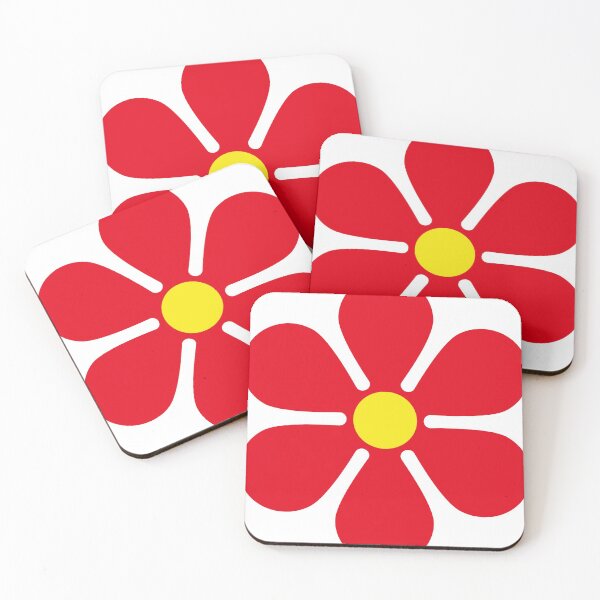 Item preview, RETRO RED FLOWER designed and sold by morganmeaux.